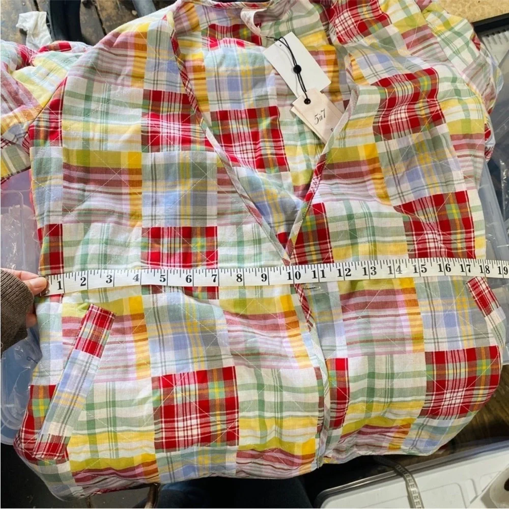 Cinq A Sept multi plaid jacket_7